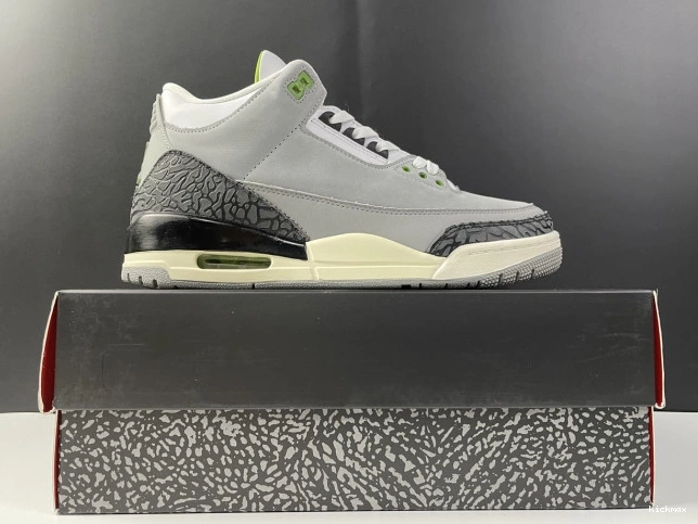 Rep MAX Retro Jordan 136064-006 3 Air Chlorophyll 0813